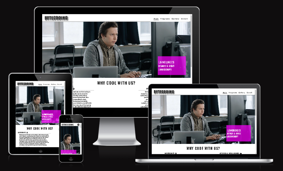 Responsive Bytecoding Mockup